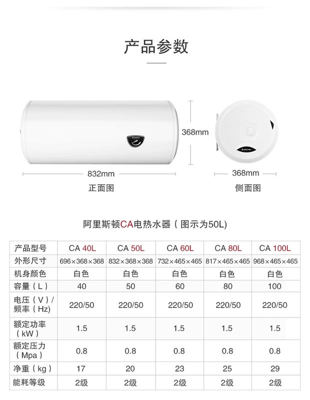 Máy nước nóng điện ARISTON Ariston CA40M1.5 40 l L máy trữ nước nóng - Máy đun nước bình nóng lạnh panasonic