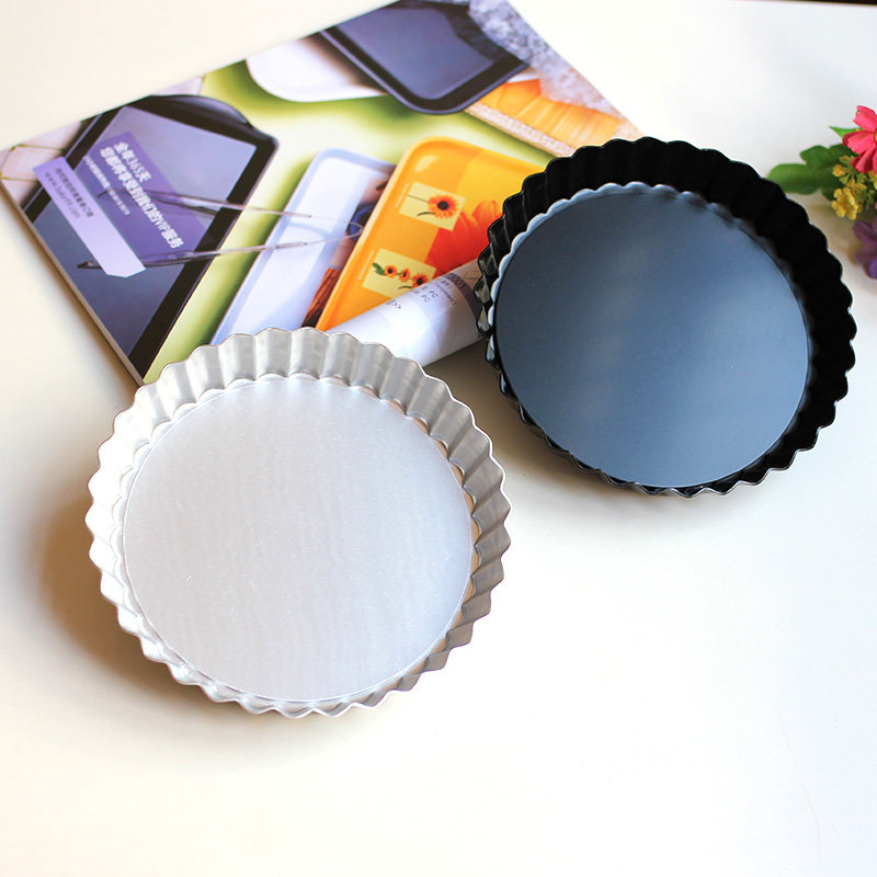 6 inch 8 inch chrysanthemum-shaped pie plate tart plate non-stick live bottom cake mold oven home baking tools
