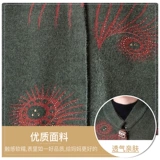 Осенний шерстяной плащ для матери, куртка, в западном стиле, для среднего возраста