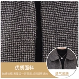 Весеннее короткое осеннее шерстяное пальто для матери, для среднего возраста