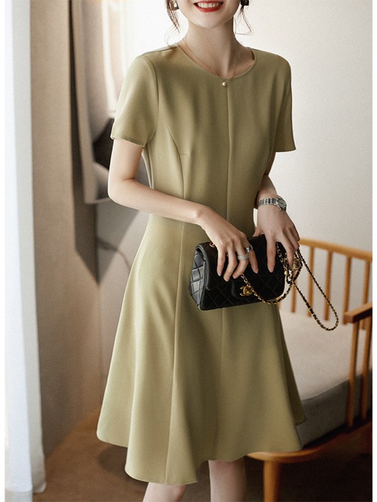 Domestic disconnection from French Italian Foreign Trade Tail Counter withdrawal Cabinet Women's Substant Stereo Steel Speed Speed Dress