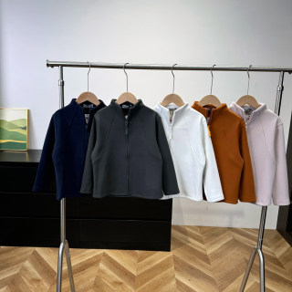 Filles décontracté col montant couleur unie automne veste veste à glissière pour enfants moyen et grand veste en cuir chaud pour enfants 6518