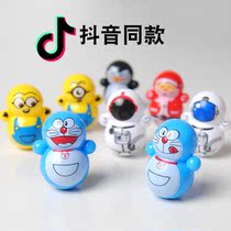 Doxa A Dream tumblle tumblnet red cartoon Tinder for cat Mini desktop swing with small toy Christmas kindergarten giveaway