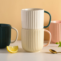 Ink color underglaze ceramic mug home cup creative coffee cup office female Milk Cup couple Cup