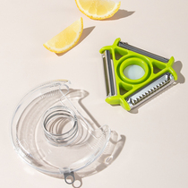 Ink multi-function paring knife three-in-one scraper household apple fruit artifact kitchen potato shaved knife