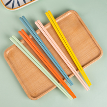 Ink color light luxury ceramic chopsticks subnet red high value non-slip mildew fast child home high-grade tableware one person chopsticks