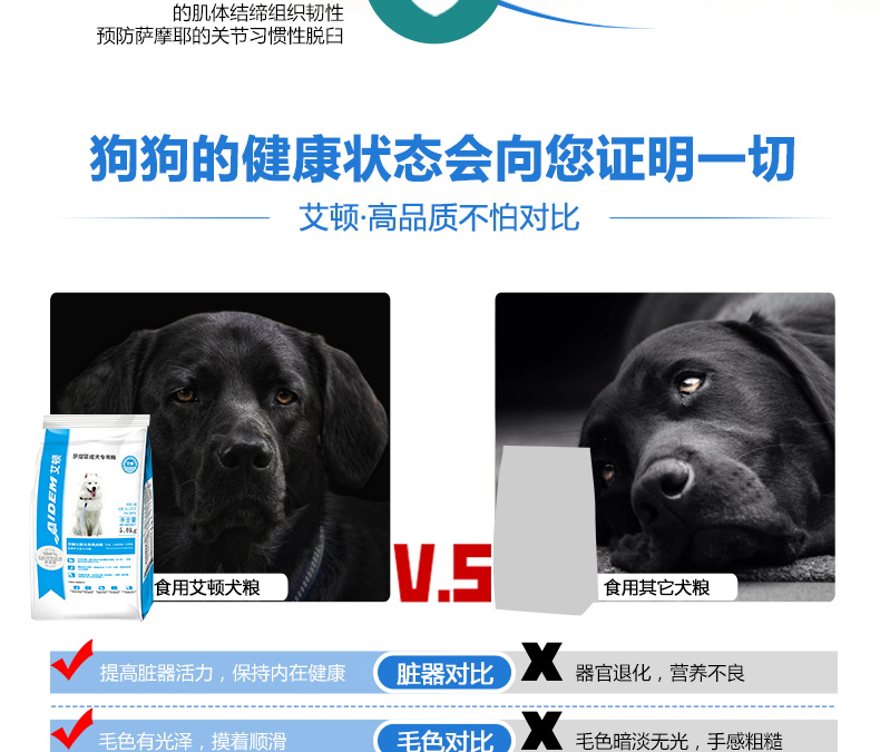 Thức ăn cho chó Thức ăn cho chó trưởng thành Samoyed hương vị thịt bò Ayton loạt vật nuôi 5kg 10 kg Lông đẹp tự nhiên - Chó Staples thức ăn của chó