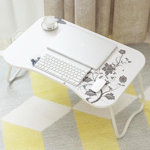 诗情画意 Ноутбук компьютер на стойках кровати ленивые люди с небольшими столами, чтобы выучить стол и складной стол общежития