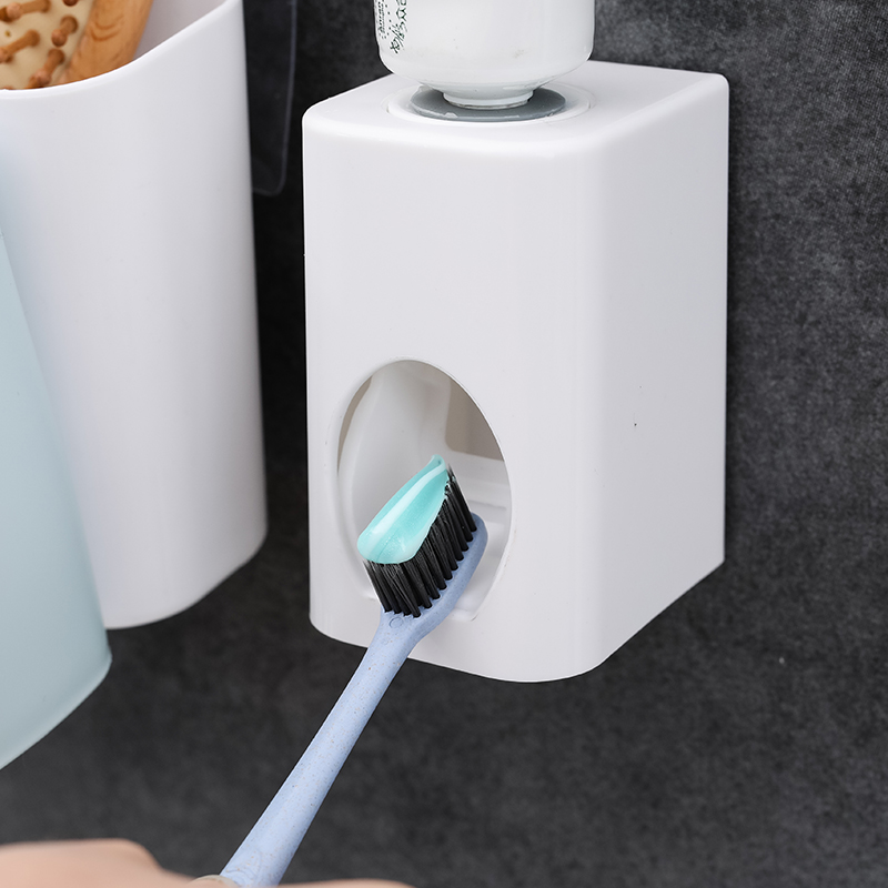 Toothpaste squeezer Lazy toothpaste squeezer hole-free wall-mounted toothpaste manual single toothpaste squeezer Department store