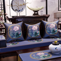 New Chinese sofa cushion mahogany sofa cushion Chinese removable cushion cover cover high-grade Arhan bed cushion customized