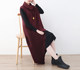 ການແກ້ໄຂ Sahara Love Literary Loose Turtleneck Knitted Splicing Woolen Dress Women's Sweater Two-piece Winter Set