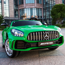 Mercedes-Benz two-seat childrens electric car four-wheel four-wheel drive car childrens remote control large car baby toy car can sit people