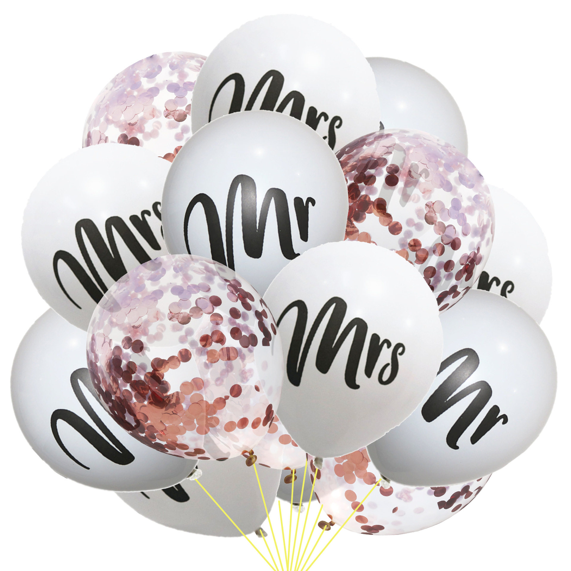 Ins wind Hawaiian theme balloon flamingo turtle leaf knot wedding party transparent sequin balloon decoration