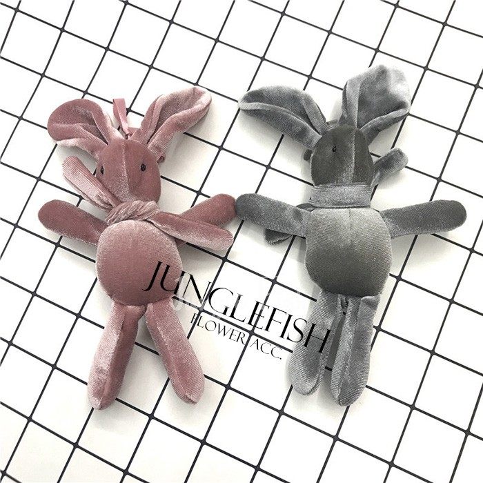 INS Korea net red paparazzi wishing rabbit wedding wedding Yongsheng bouquet DIY accessories car bag pendant