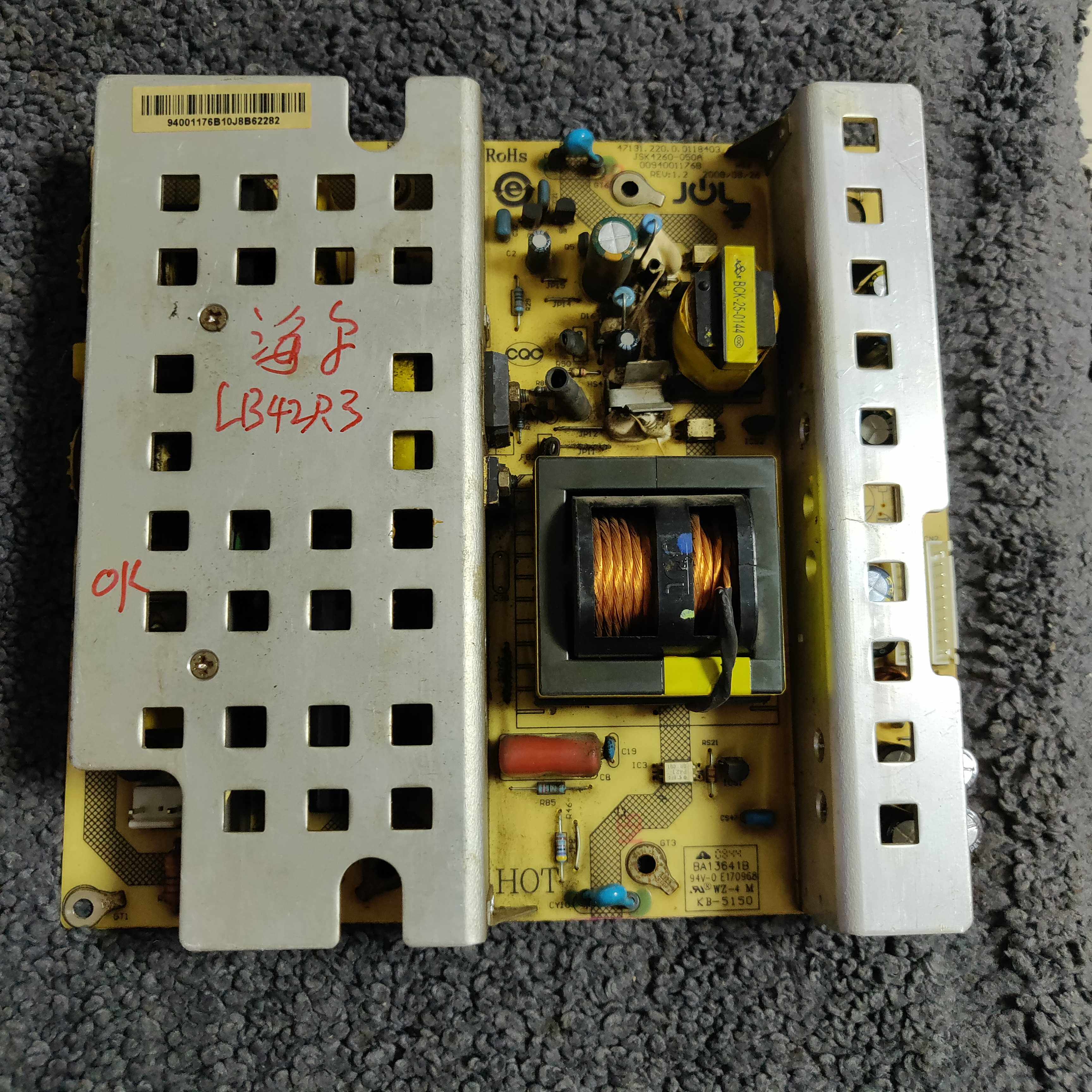 Haier L42A8A LU40K1 LB42R3 L42R1 Power Board JSK4260-050 JSK4260-050A