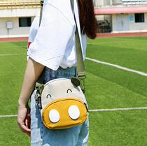 Han Edition Cute Girl Girl Slanted Satchel Three-color Patched Pig Piggy Bag Casual 100 lap single shoulder inclined satchel bag