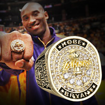 Basketball Kobe Bryant ring Total crown) Army trophy Souvenir Signature peripheral Birthday gift Necklace Ornament Pendant