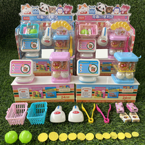Childrens Meng Bei Xin Qiqu Convenience Store Playhouse Toys Simulation Shopping Experience Baby Cashier Voice Sweeper