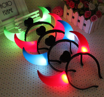 Halloween horns glowing horns glowing demons horns animal headgear animal headgear flashing hair hoops children toys stalls