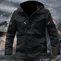The ruling spy film M65 tactical windshirt male Spring and autumn outdoor waterproof coat medium and long army fans can sub - coat