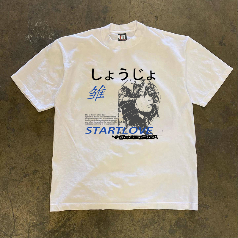Earn Money to Buy a Sports Car: 300g Heavyweight Pure Cotton American Retro Couple's Short-Sleeve T-Shirt, Unisex Casual Top