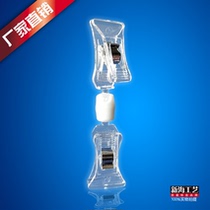 POP advertising clip double-headed clip crystal shelf clip poster display clip small flat mouth clip price tag promotion clip
