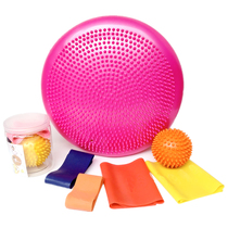 Childrens dance practice 5-piece set of tension ring pull belt elastic belt massage ball balance plate pull rib band