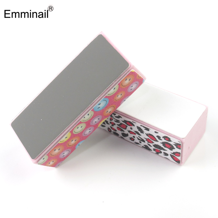 美甲用品 花纹砂纸挫 方块抛光块 抛光沙挫一体两用 指甲修护