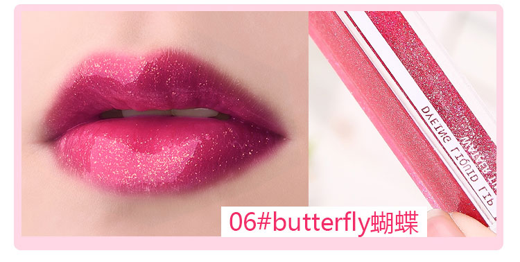 Sao Lip Gloss Giữ Ẩm Lâu Dài Lip Oil Không decolorizing Màu Lip Gloss Hàn Quốc Kính Không Thấm Nước Lip Gloss Sinh Viên Dễ Thương 	son bóng focallure	