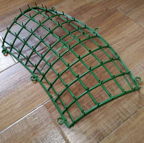 Electronic wreath plastic flower row round shelf solitary shelf Wreath material accessories wholesale curved mesh curved flower row