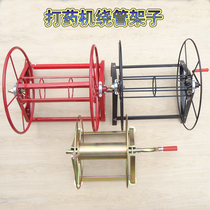 Motorized medicine machine High pressure spray pipe winding machine Winding machine Take-up hose rack thickened pipe winding rack