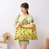 Вместительный и большой шоппер, складная льняная сумка, водонепроницаемый тканевый мешок