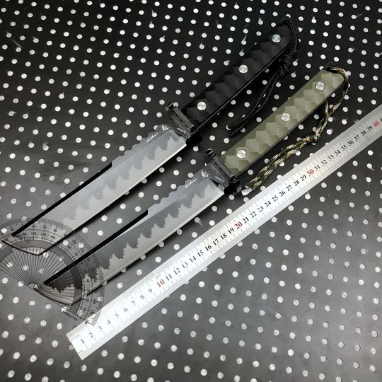 Нож для выживания и разработки трасс в дикой природе, интегрированный с прочным клинком, высокопрочный, острый, для кемпинга, самообороны, портативный, для нарезки фруктов