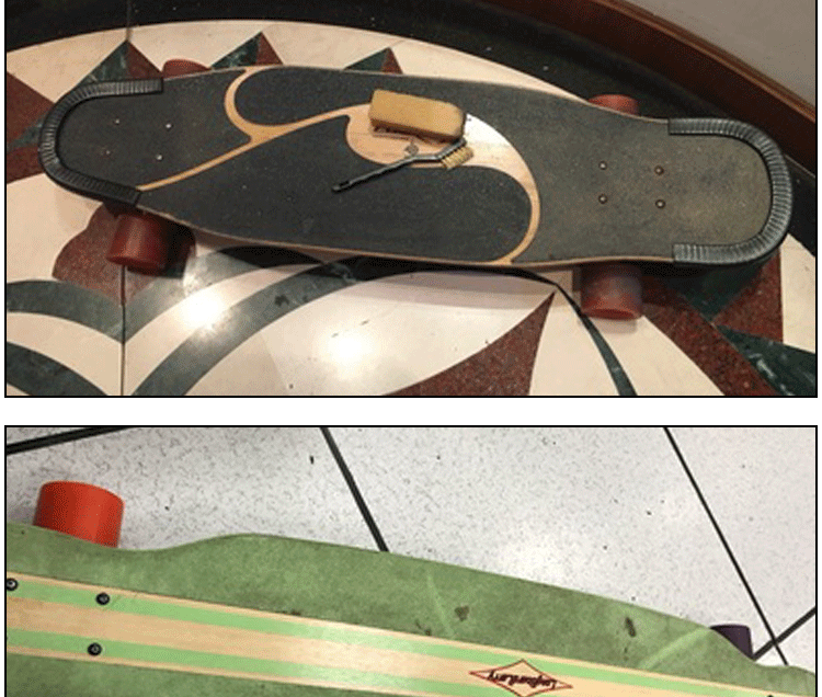 Ván trượt giấy nhám Longboard nhảy ván trượt ván trượt giấy nhám làm sạch tạo tác giấy nhám làm sạch GRIP GUM - Trượt băng / Trượt / Thể thao mạo hiểm xe scooter gấp gọn