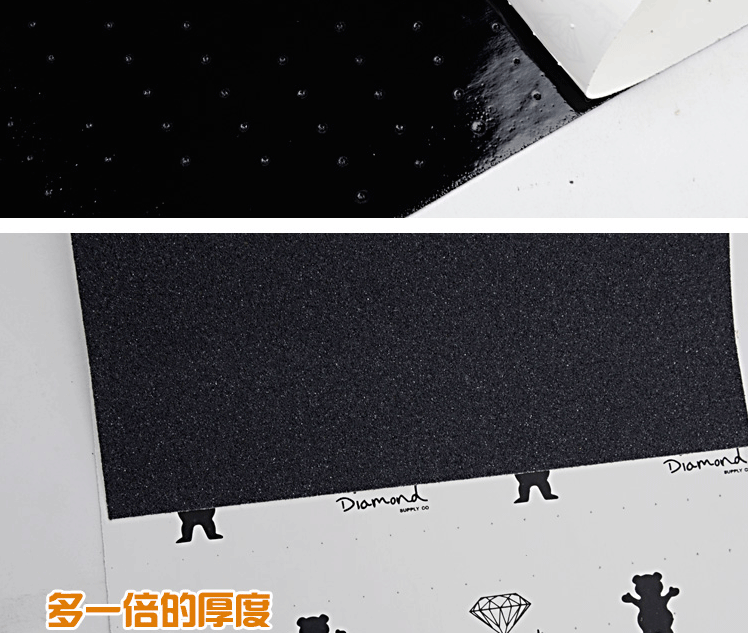 Trượt băng đôi ván trượt cá nhỏ tấm giấy nhám ván trượt chống trượt cát ván trượt cát giấy nhám xe tay ga - Trượt băng / Trượt / Thể thao mạo hiểm giày patin heelys 4 bánh gắp xếp thành giày thể thao