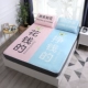 ins mùa hè ngủ mat ba mảnh máy lạnh lưới lụa băng cartoon đỏ ghế Ruanxi 1.8m gấp thảm giường có thể được rửa sạch - Thảm mùa hè