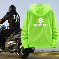 Honda, yamaha, летний светоотражающий дорожный легкий и тонкий плащ, дышащая одежда для защиты от солнца, легкая и тонкая куртка, делается под заказ