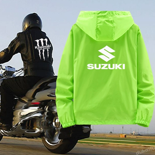 Honda, yamaha, летний светоотражающий дорожный легкий и тонкий плащ, дышащая одежда для защиты от солнца, легкая и тонкая куртка, делается под заказ