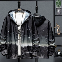 Мужская летняя ультратонкая дышащая одежда для защиты от солнца, дорожный шелковый плащ, куртка, защита от ультрафиолета