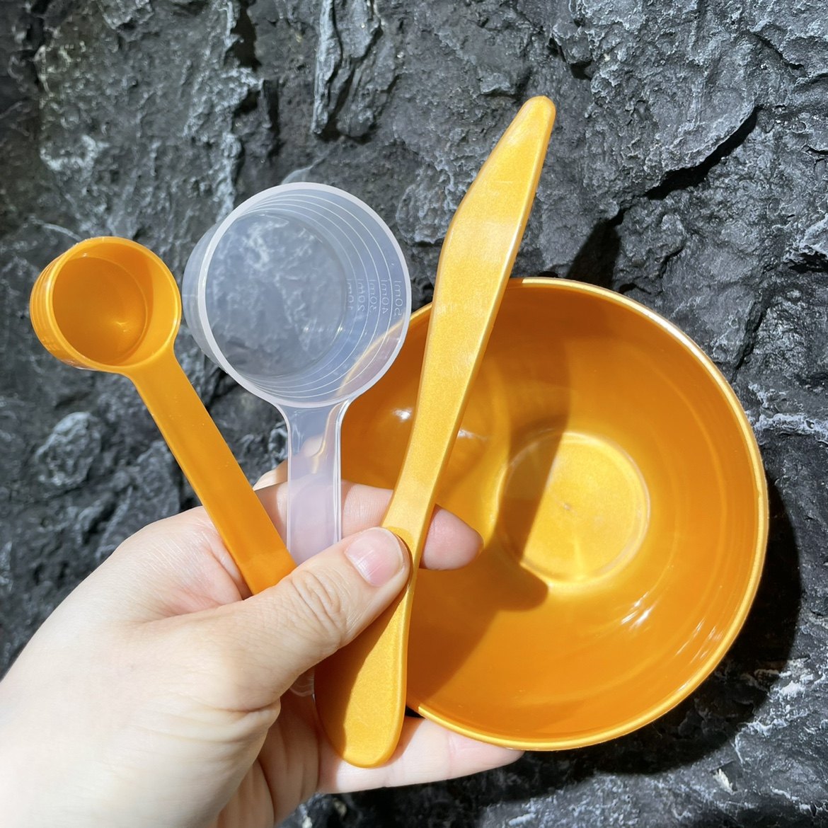 Thickening mask bowl set special spoon spa filling silicone mask bowl beauty salon supplies tools