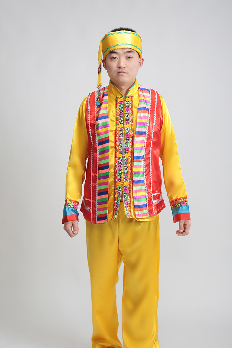 Trang phục người lớn lụa cucurbit người đàn ông trang phục khiêu vũ Lahu Miao trang phục dân tộc shop quần áo trẻ em
