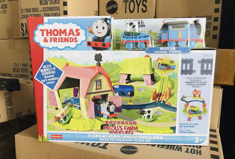 Thomas Track Master Series: Mccoll Farm Adventure Track Set Educational Building Train Hhn46
