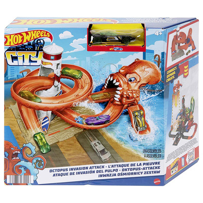 New Genuine Hot Wheels City Giant Ape, Flying Dragon, Scorpion, Dinosaur Attack Sports Car, Launch Track Children's Toy for Boys New Genuine Hot Wheels City Giant Ape, Flying Dragon, Scorpion, Dinosaur Attack Sports Car, Launch Track Children's Toy for Boys