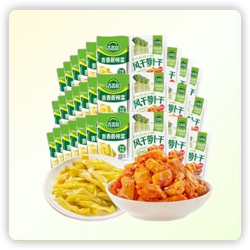 吉香居萝卜干25gx10+15gx20袋