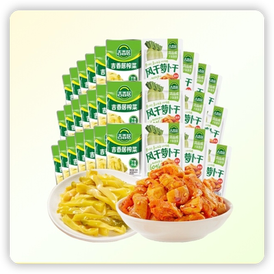 吉香居风干萝卜干25gx酱腌菜