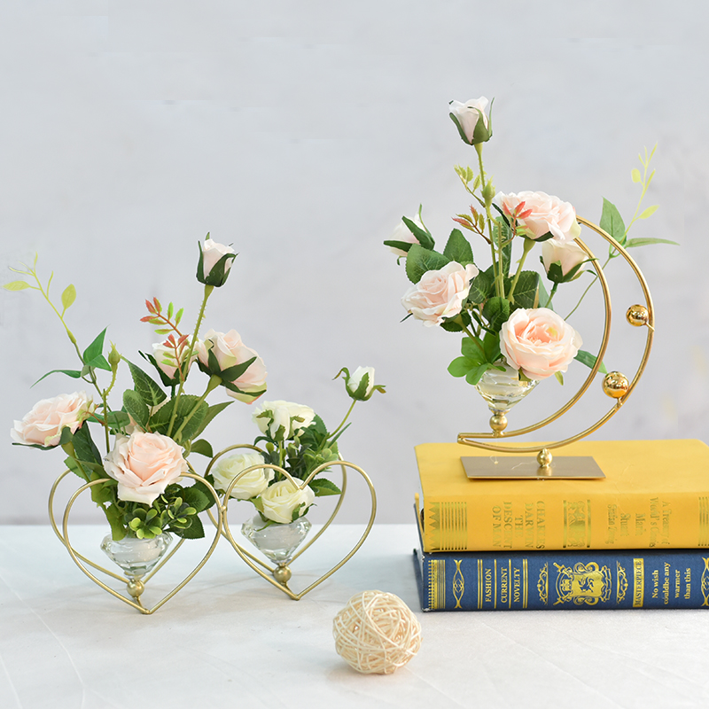 Home Living Room Fake Flowers Art Pendulum Pieces Decoration Light Lavish Modern Minima Tea Table TV Cabinet Furnishing Shop Windows