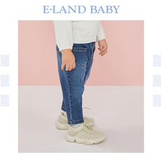 Джинсы детские eland baby衣恋婴童2020年秋新款女宝宝刺绣卡通可爱休闲牛仔裤潮