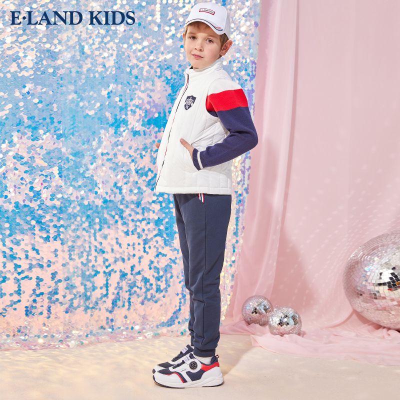 Elandkids ăn mặc gây dựng cho trẻ em quần áo vào mùa xuân năm 2020 chàng trai mới vừa bông loose-fitting sweatpants quần.