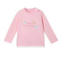 (5A antibacterial) PawinPaw cartoon bear childrens clothing 25 spring and summer new mens and womens round neck long-sleeved T-shirt