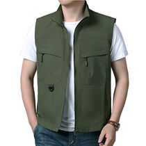 Machia mens outdoor sports slim tooling speed dry waistcoat for young large code loose fishing kan shoulder vest